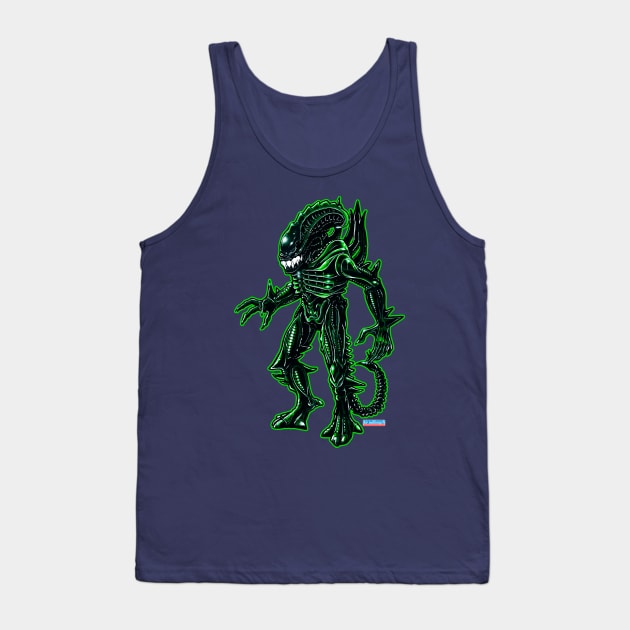 Green blood Alien Tank Top by Ale_jediknigth